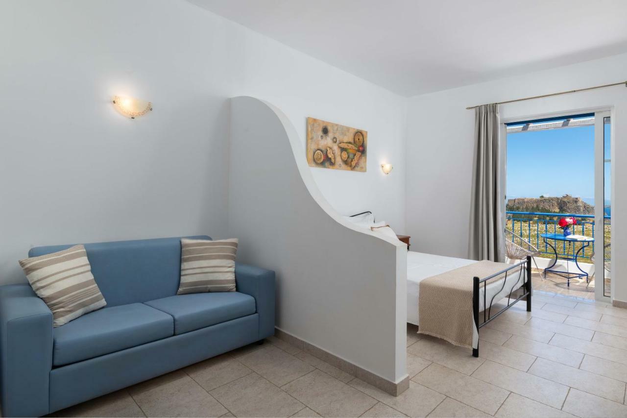 'Lindian Myth' Sea View Studios Lindos  Exterior photo