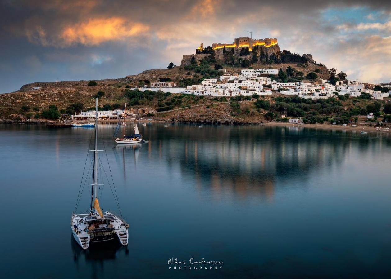 'Lindian Myth' Sea View Studios Lindos  Exterior photo